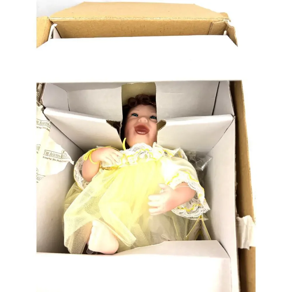 VTG Ashton Drake I Wish You Happiness Porcelain Doll  All I Wish For You Retired